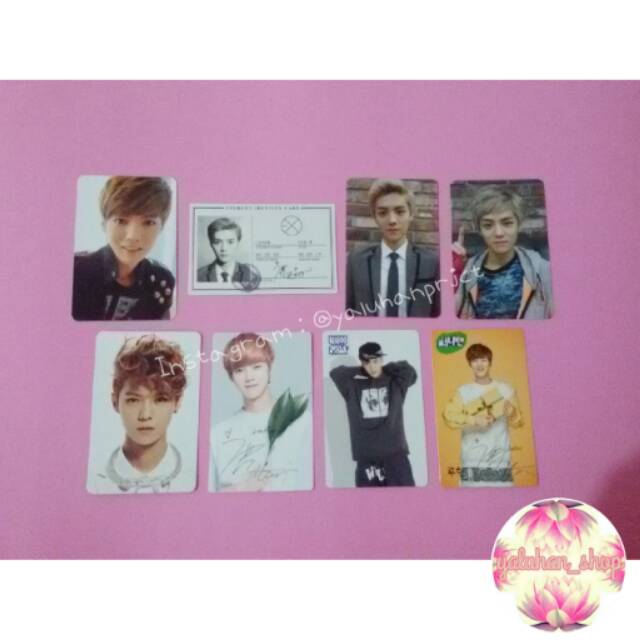 [Booked] Luhan  MaMa B + Growl B Photocard