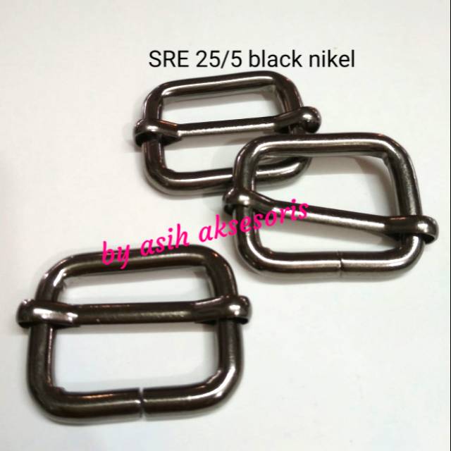 Ring geser 2,5cm / SRE 25/5 black nikel