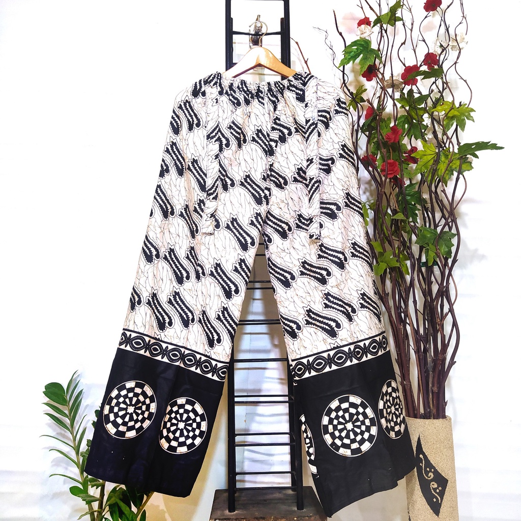 CELANA PANJANG KULOT WANITA DEWASA BAHAN RAYON ADEM NYAMAN MOTIF BATIK-KL Klengan 1