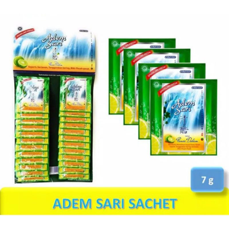 

adem sari 24 sachet vit c dan herbal