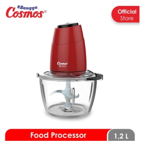 Cosmos Food Processor 1.2 Liter  FP-313 FP313 Pelumat Daging 4 Pisau