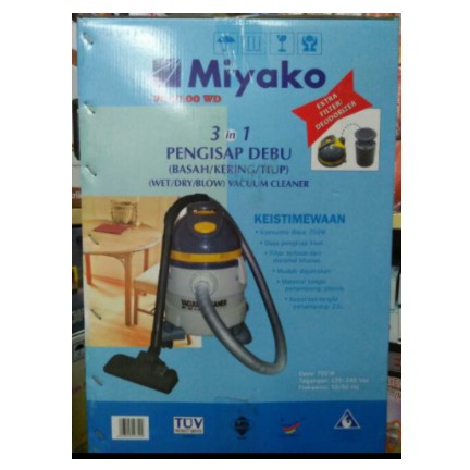 Miyako Vacuum Cleaner Basah / Kering VC 7100 WD