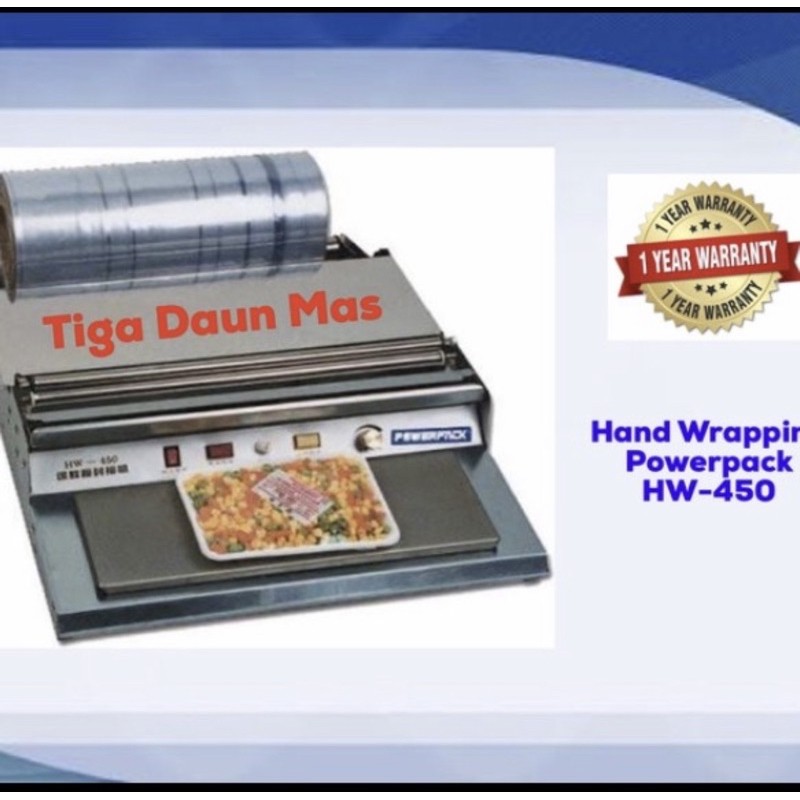 Mesin Wrapping Plastik HW450 Hand Wrapping Powerpack HW 450