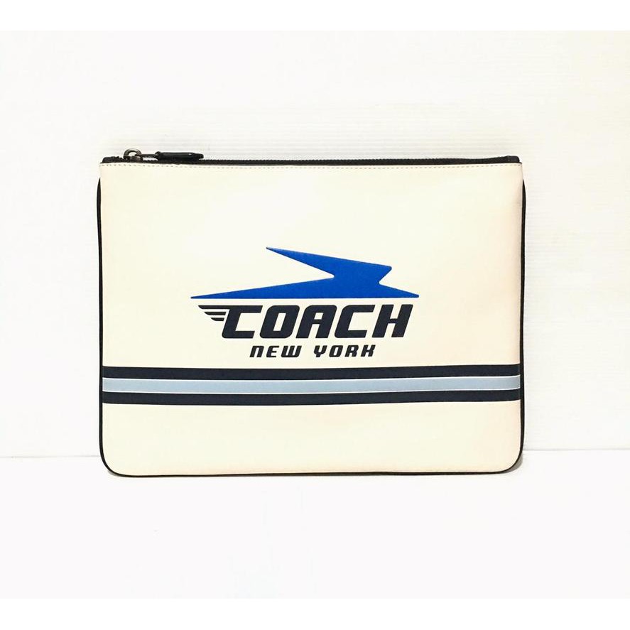 pouch coach original large pouch vintage chalk multi f73076
