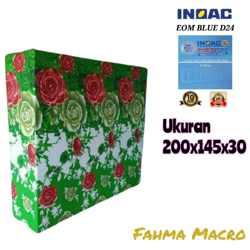 Kasur Busa Inoac Tebal 30 Cm ( Biru 200 x 145 x 30 )