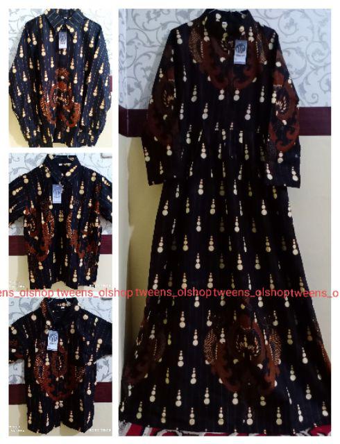 Couple Batik Sarimbit Keluarga Set Couple Familly Set Ayah Ibu & Anak