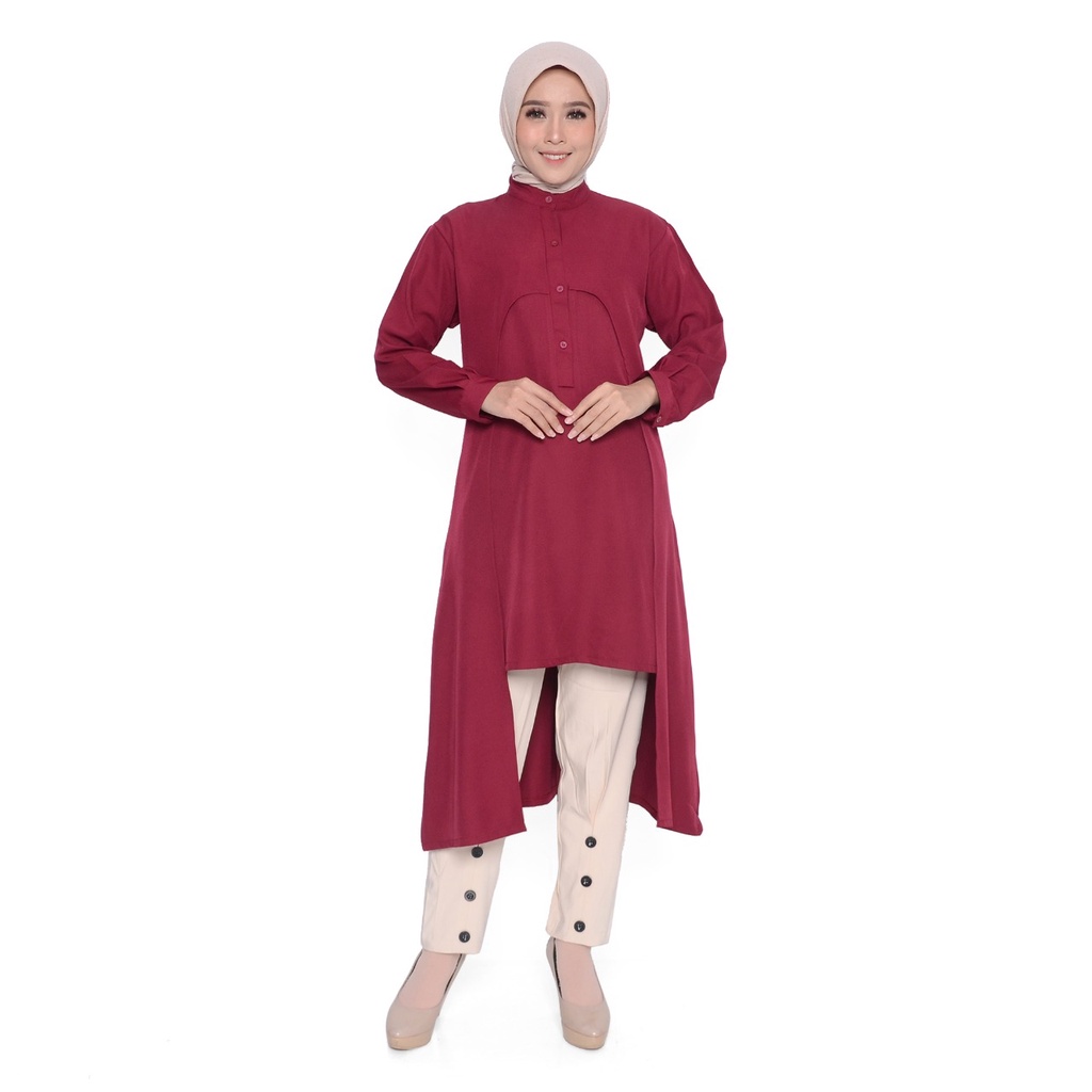 TUNIK/ATASAN WANITA BAJU LONG TUNIK KEKINIAN/BUSUI