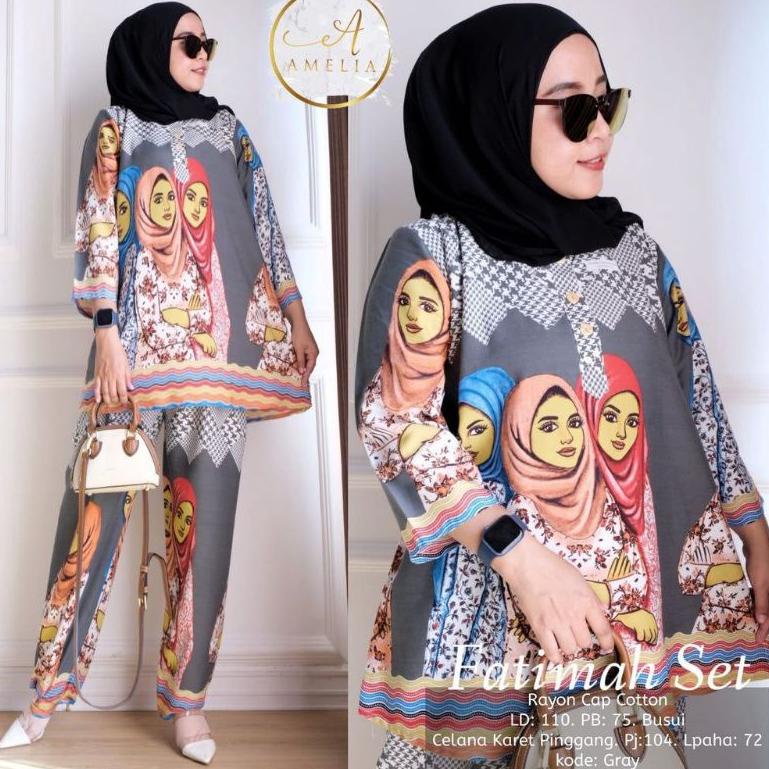 "IDL.26Au22ᵛ" SETELAN MBOK JAMU BU TEDJO BISA BUSUI BAHAN RAYON HALUS