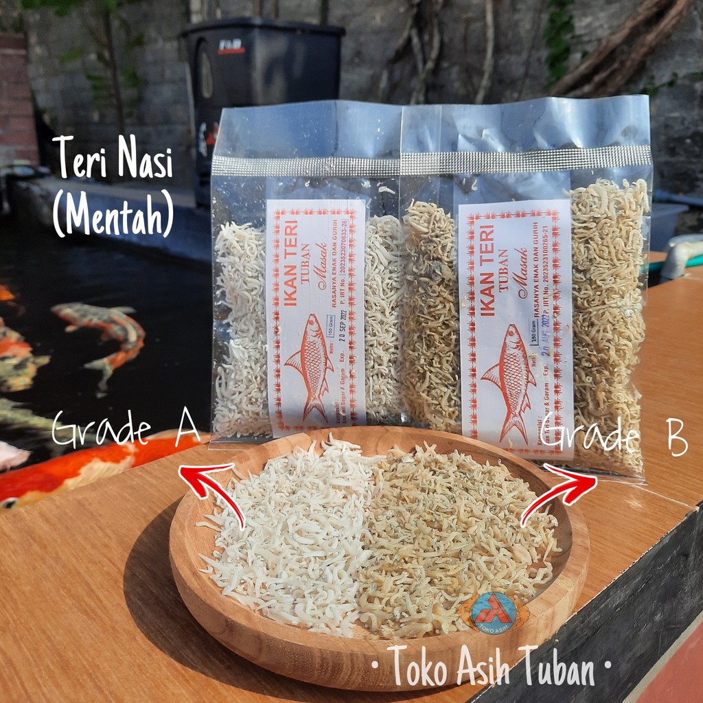 

Teri Nasi / Teri Nasi Medan / Teri Toge / Teri Nasi Asin 150gr (Mentah) - Toko Asih / Ikan Teri Nasi