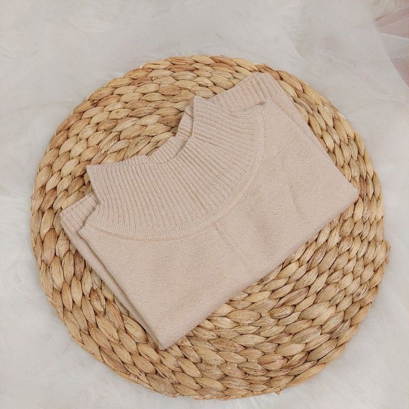 Manset Leher Rajut Premium-Cream