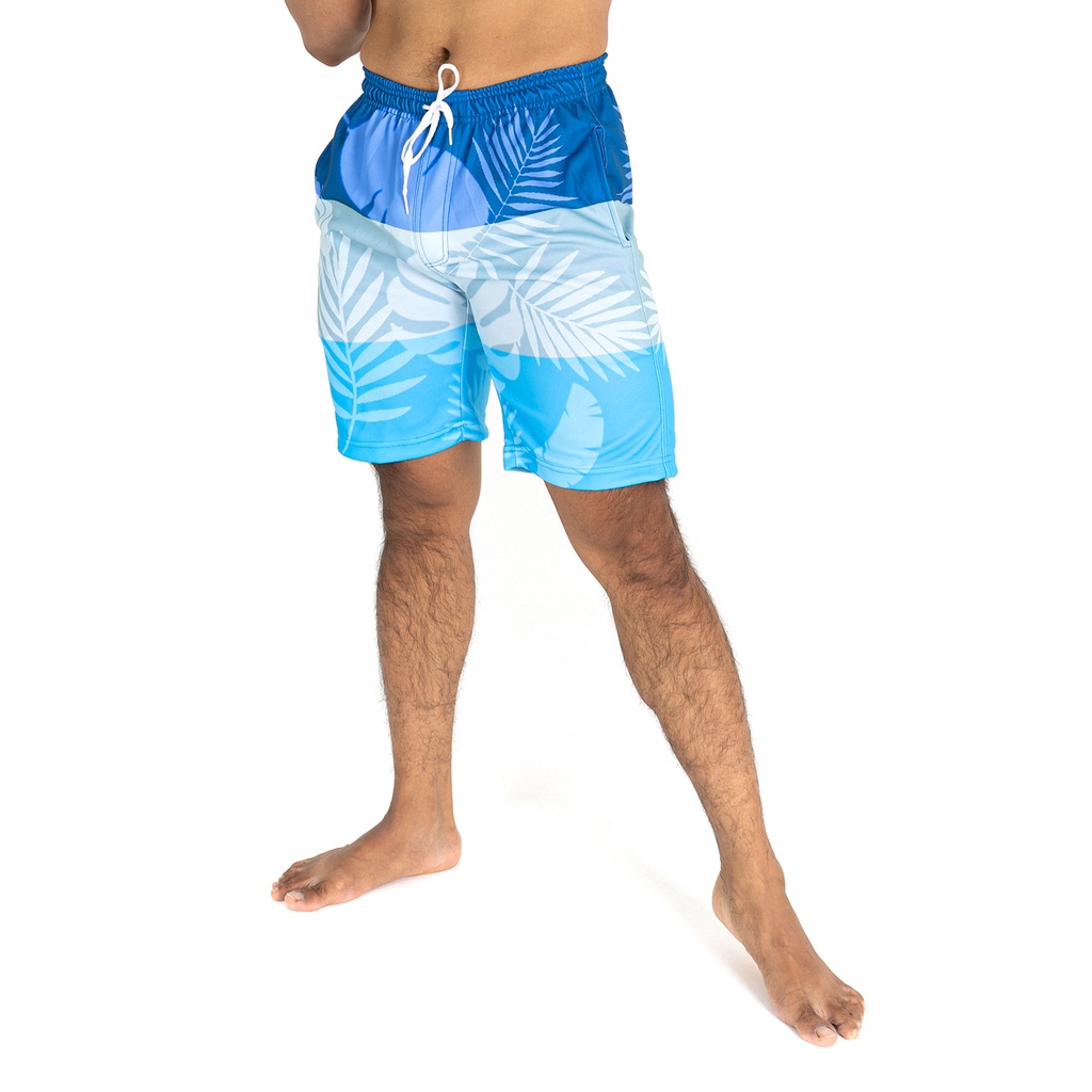 Woku Woku Beachwear Celana Pantai Santai Renang Leaf series WCS-007BR