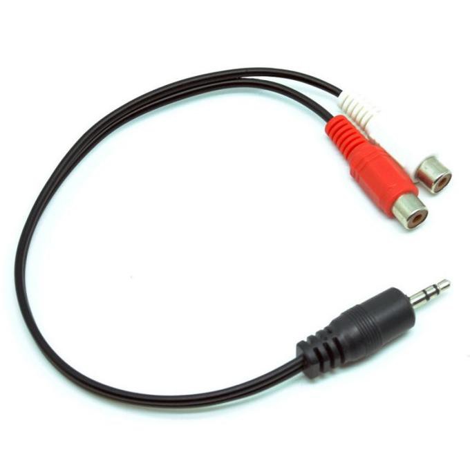 Kabel Jack Audio Aux 3.5Mm Male To Rca Female Extender Extension Cable Efgad774 Kualitas Baik