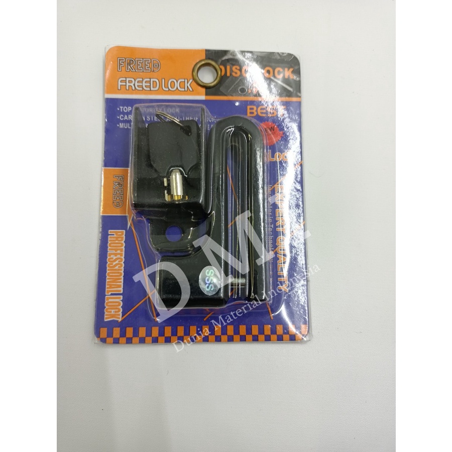 Kunci Gembok Cakram Freed I Kunci Cakram | Disclock Gembok Motor