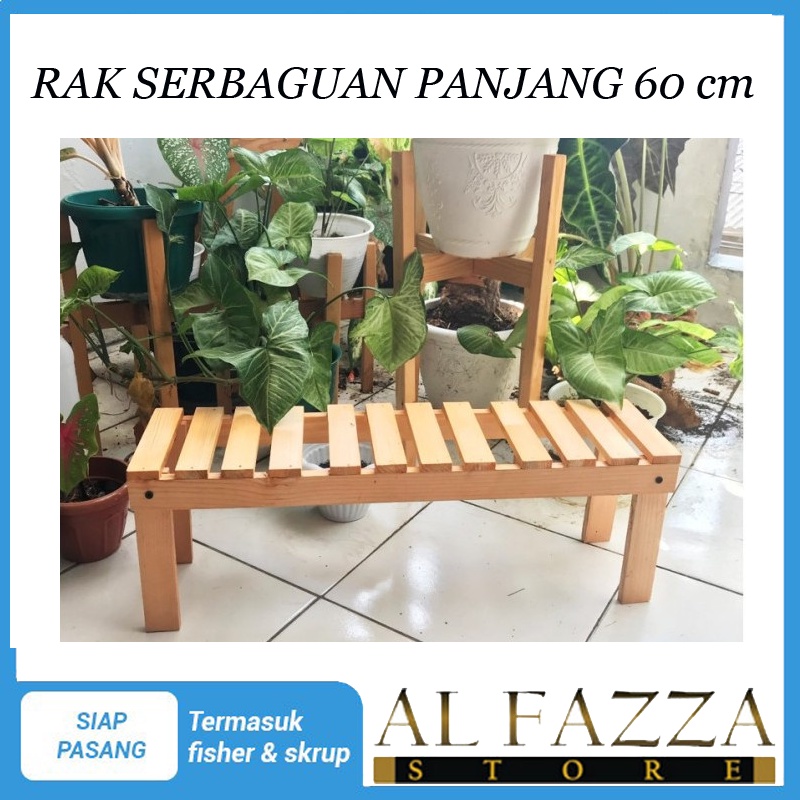 STANDING POT BUNGA KAYU JATI BELANDA / STANDING POT / RAK TANAMAN
