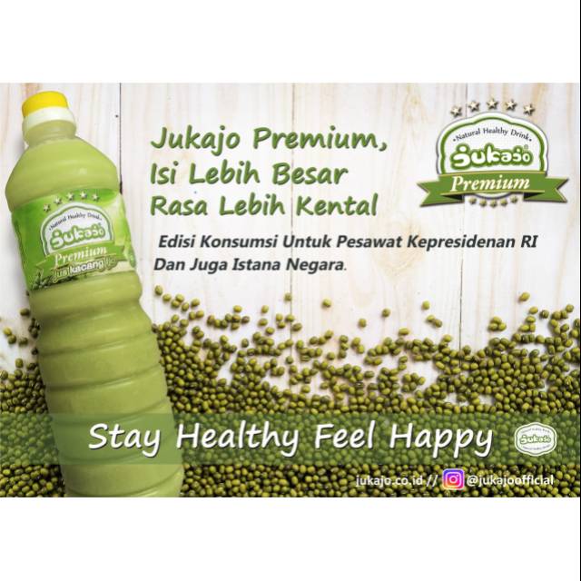 

Jukajo Premium 1 Liter | Jus Kacang Hijau Premium 1 L | Tanpa Pengawet