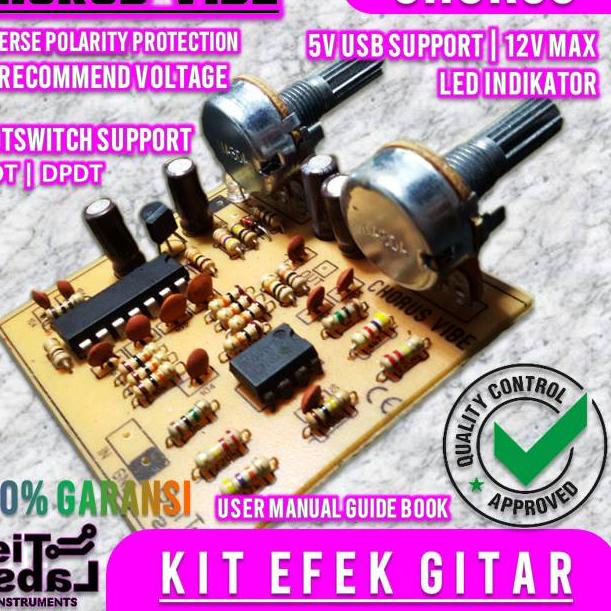 Telah Hadir.. KIT EFEK GITAR CHORUS VIBE - CHORUS