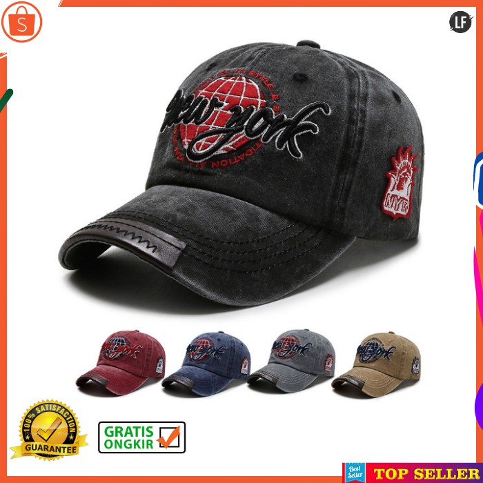 TOPI PRIA DISTRO KEREN BASEBALL CAP FASHION COWOK KOREA IMPORT SNAPBACK HAT TR25