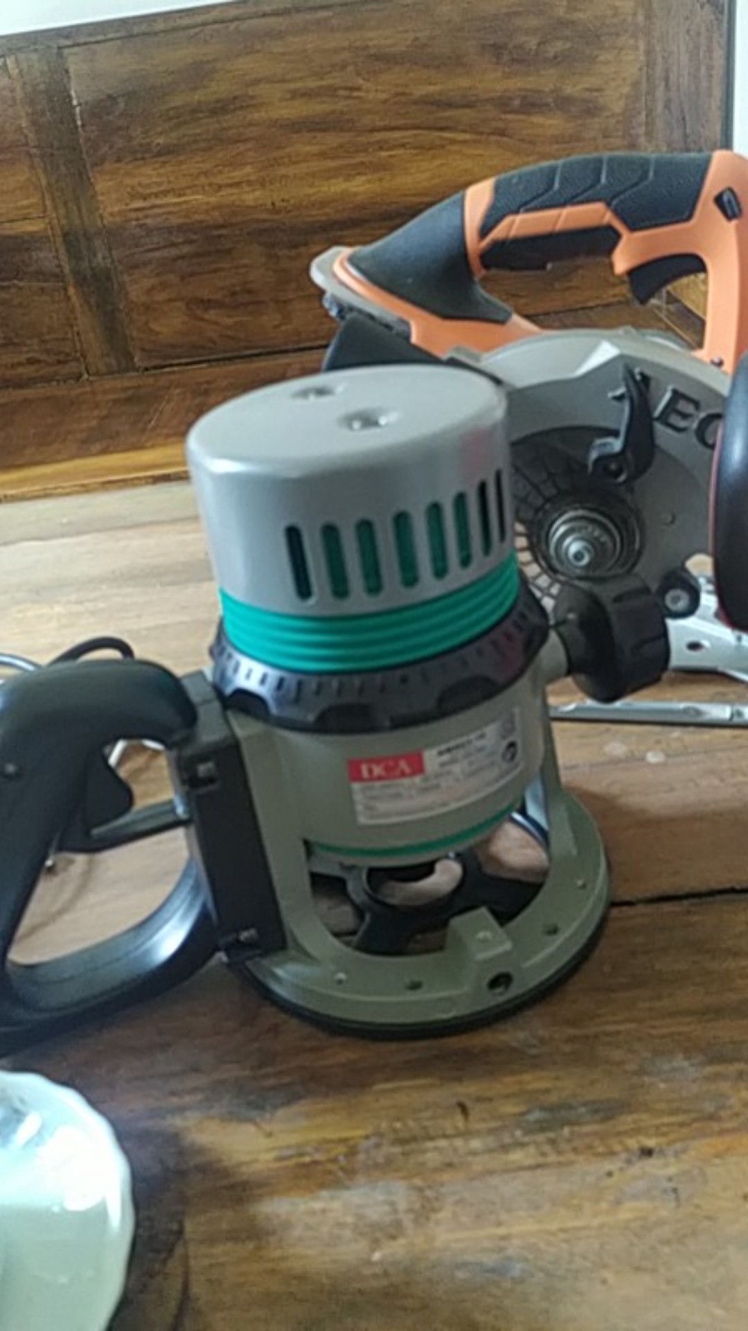 Dca Amr 03-12 Mesin Profil Kayu Router Trimer Profile Wood Router Trimmer Amr03-12