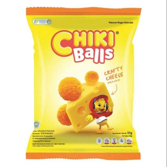 

CHIKI BALLS CRAFTY CHEESE 55G