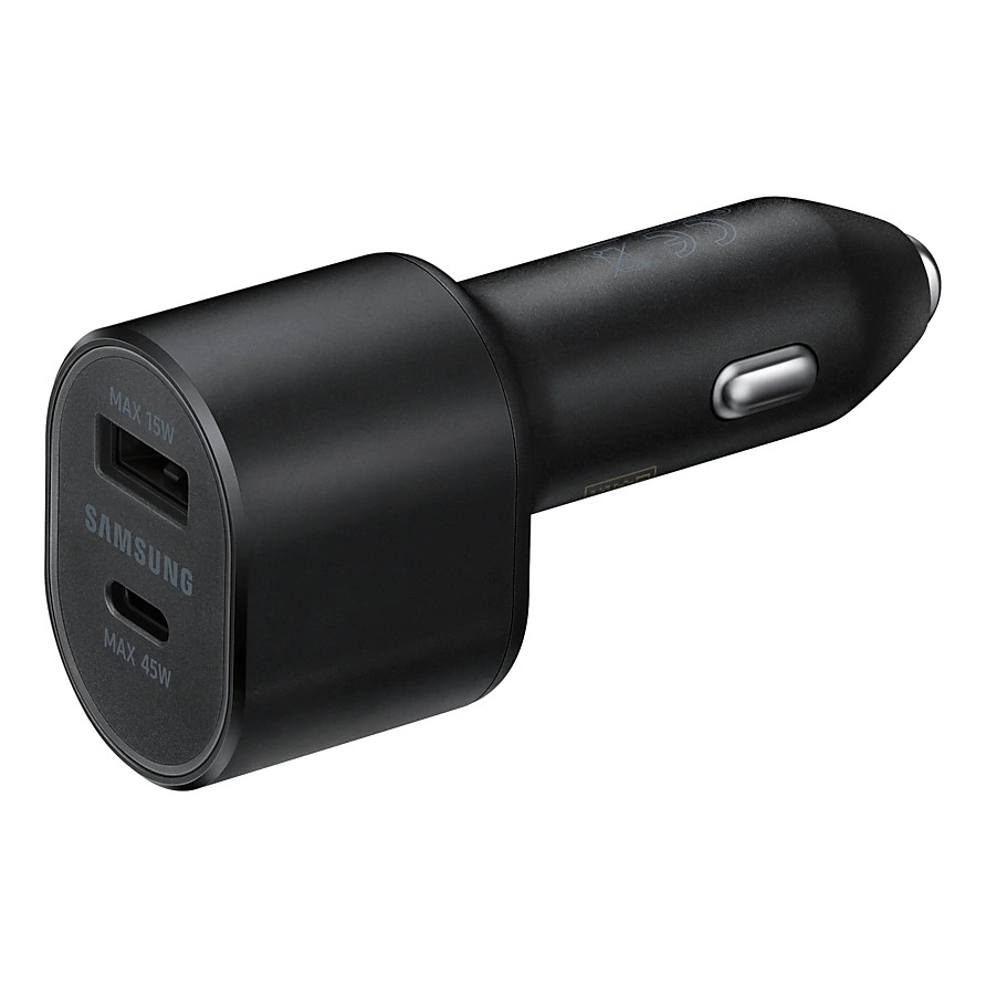 SAMSUNG Super Fast Dual Car Charger 45W+15W Original100%