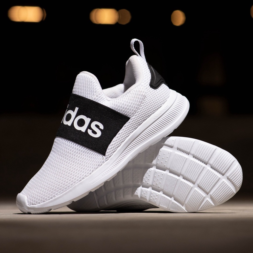 SEPATU PRIA SLIP ON ADIDAS  ADAPT 4.0 WHITE BLACK ORIGINAL