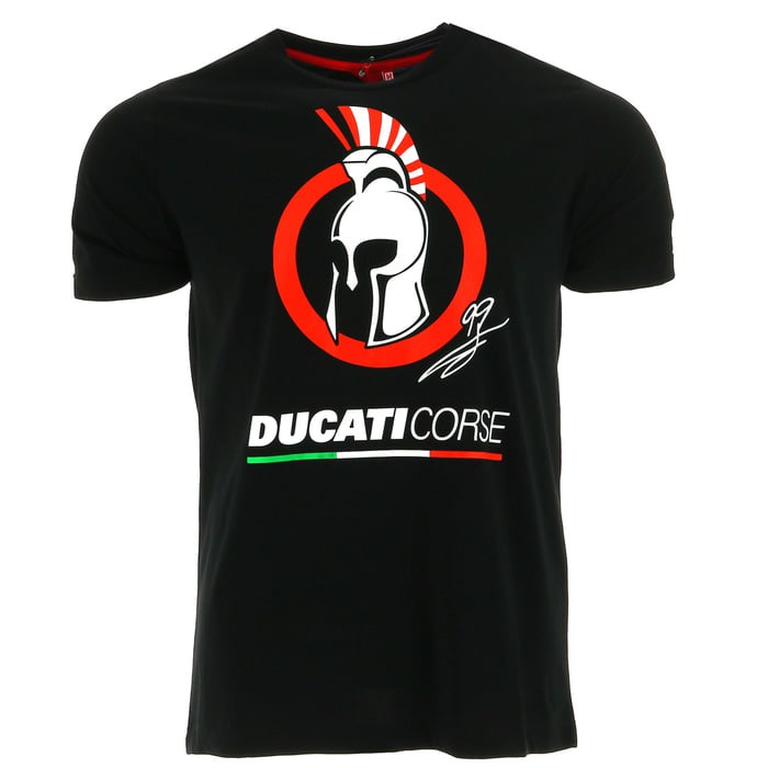 Kaos Tshirt Baju Combed 30S Distro Jorge Lorenzo Spartan Ducati Corse