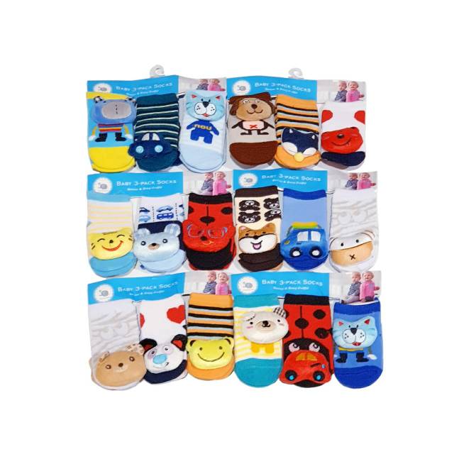 1 Pasang Kaos Kaki Boneka Premium Anti Slip