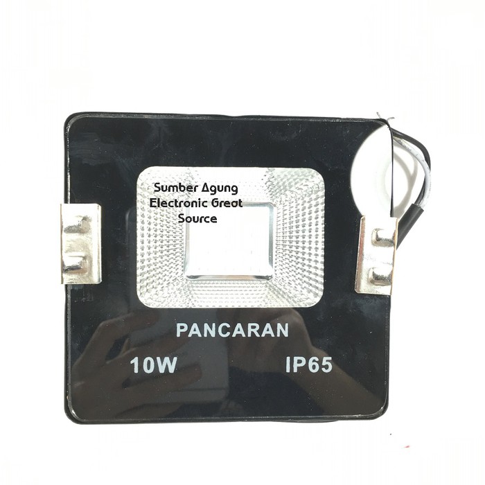 Lampu Luar Ruangan 10W Pancaran LED Kap Sorot IP65 Waterproof Cahaya Putih