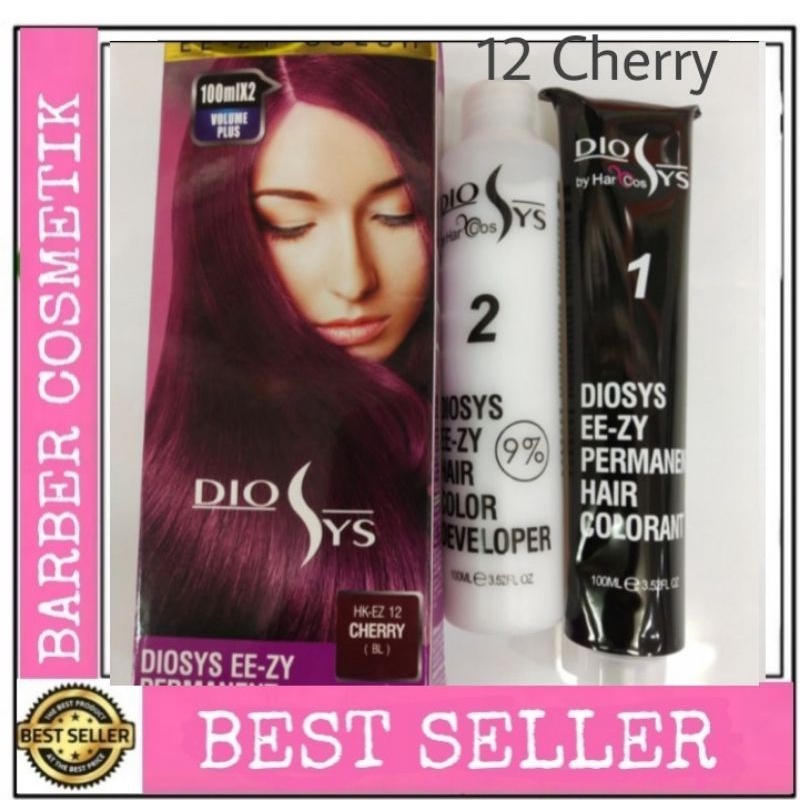 diosys cat rambut diosys hair color Cherry pewarna rambut diosys