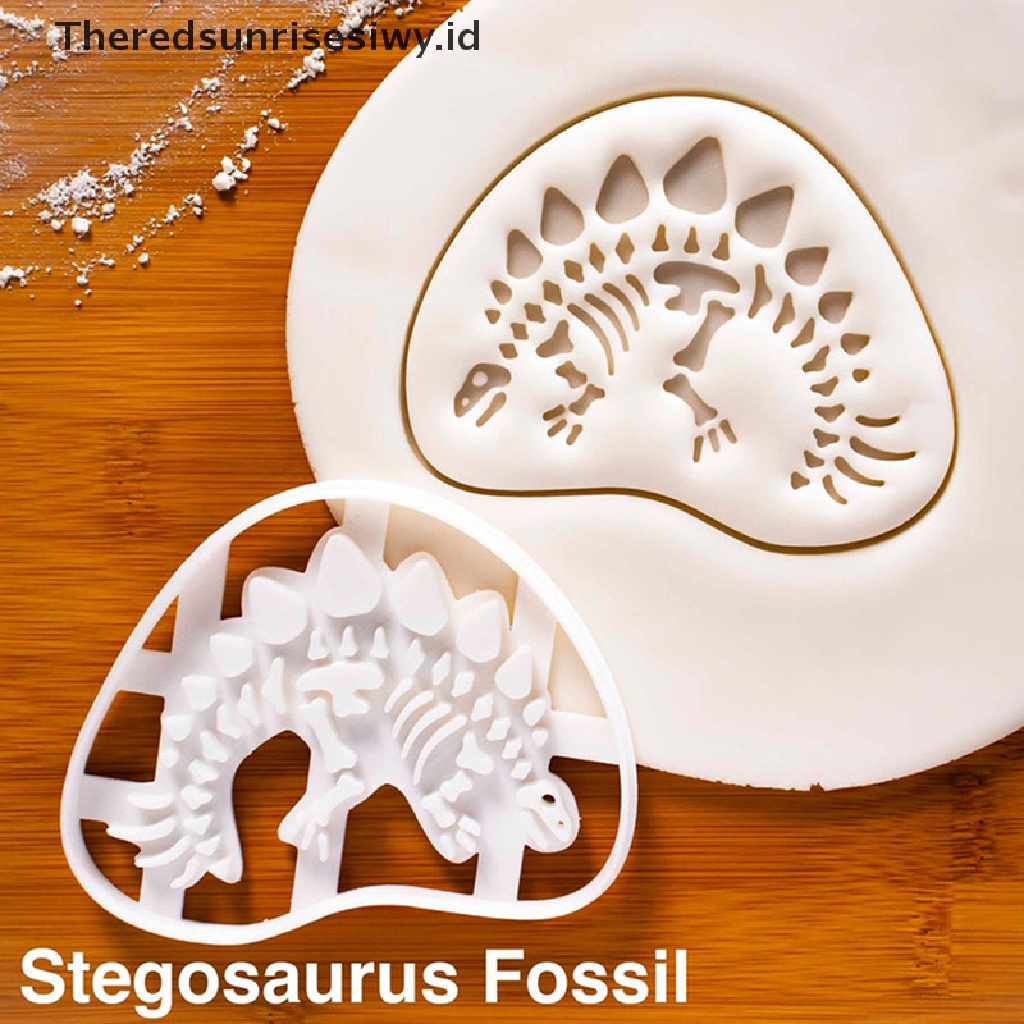 # Alat Rumah Tangga # Cetakan Adonan Kue Fondant Desain Dinosaurus 3D Untuk Baking