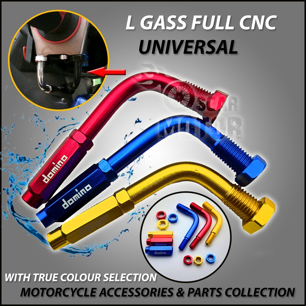 STELAN L GAS SPONTAN AKTIF FULL CNC UNIVERSAL SAMBUNGAN GAS ENGKOLAN GAS THAILAND 1 PCS motor