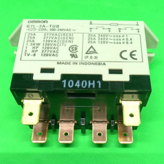 Relay G7L-2A TUB 25A 220VAC Merk OMRON