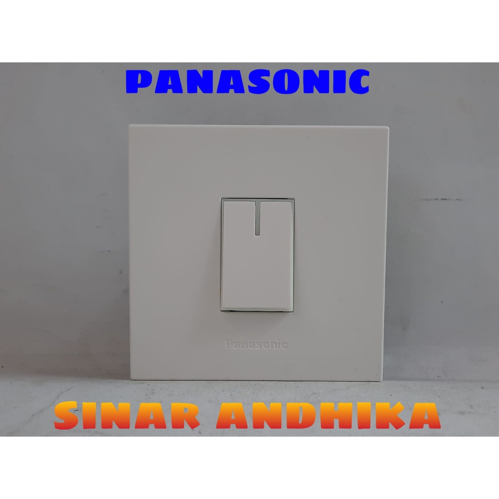 SAKLAR ENGKEL KECIL HOTEL PUTIH ECO C STYLE E PANASONIC WESJ 78019W+WESJ 5932