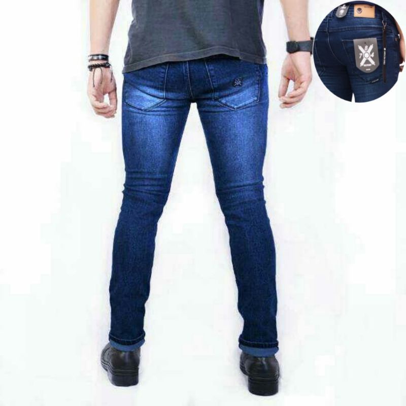 AIRBLACK DENIM TERLARIS / 784 VICTORY celana jeans NEW panjang skinny semi slimfit cowo / cowok /