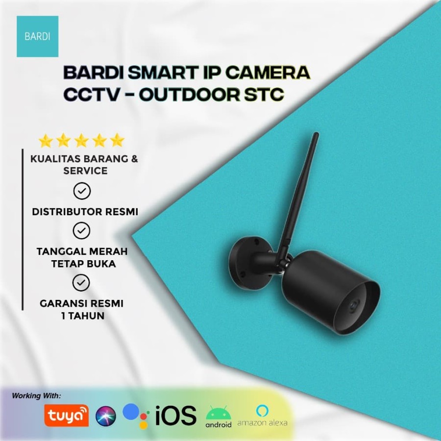 BARDI Smart IP Camera Outdoor Static IPCAM STC Garansi Resmi 1Th