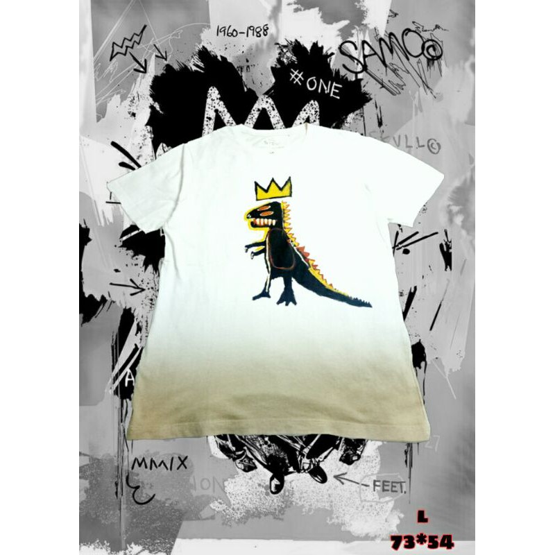 Kaos jmb x uniqlo dino second original