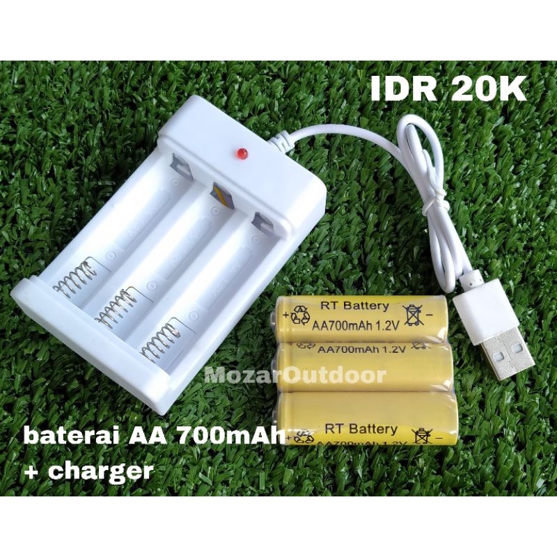 Charger baterai AAA dan AA - baterai AA - baterai AAA