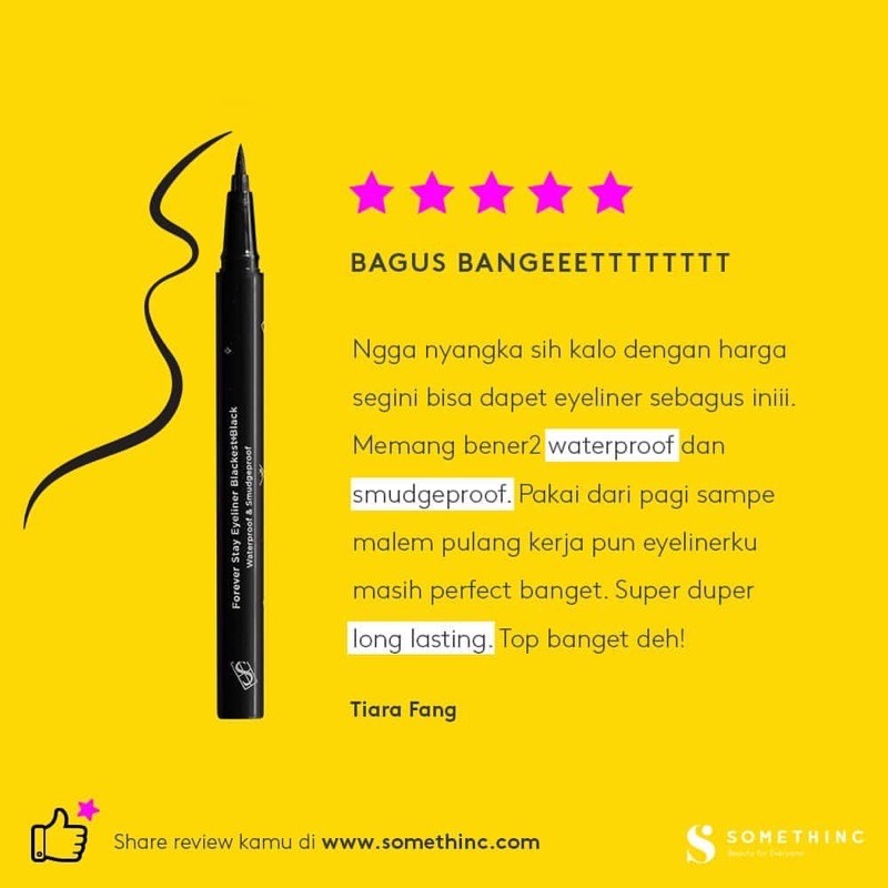 Somethinc Forever Stay Waterproof Liquid Eyeliner | Velvet Sugar Dual Gel Eyeliner | Scandal Waterproof Retractable Eyeliner