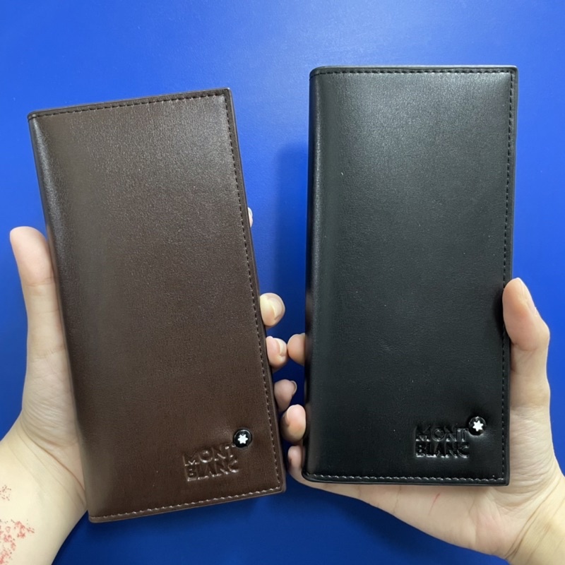 Dompet panjang kulit pria wanita mont blanc