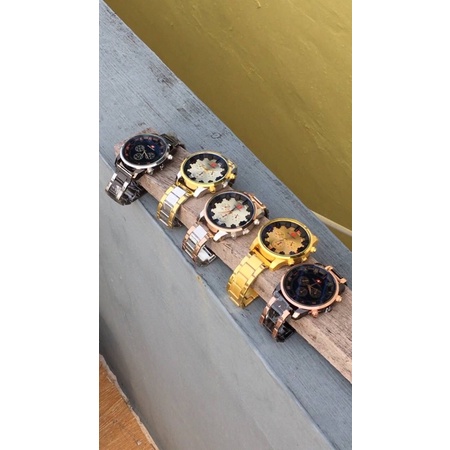 Jam Tangan swiss Rantai Pria Jam tangan Rantai pria keren bisa COD