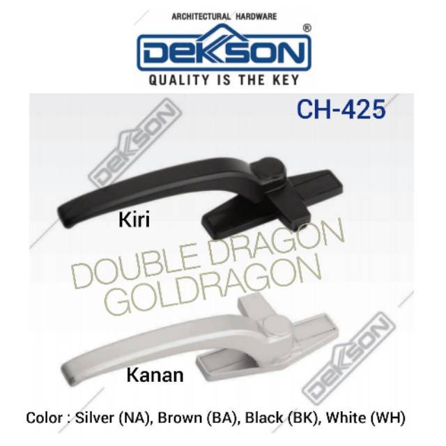 Rambuncis CH 425 Dekkson (Casement Handle CH 425 DKS)