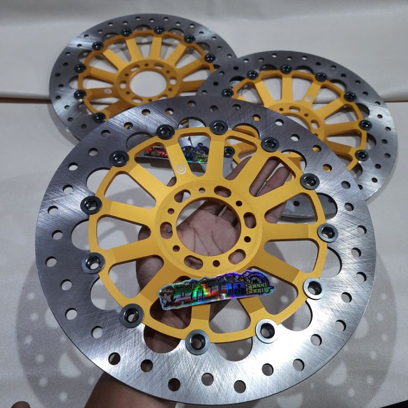 PIRINGAN CAKRAM DISC 290/300MM BREMBO LOGO EMBOS ORIGINAL THAILAND LOBANG 6 GRADE A001