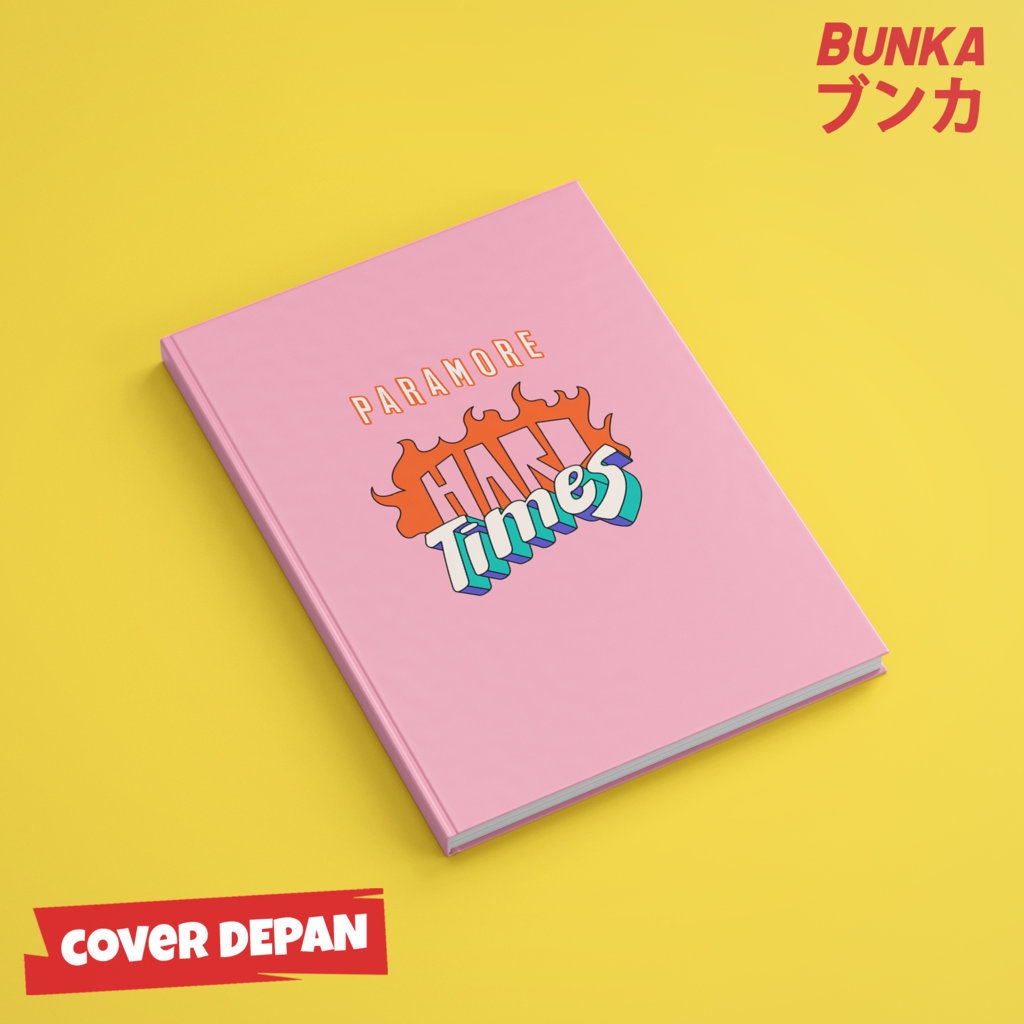 

Notebook Band Paramore Hard Time Hardcover A5 Buku Tulis Catatan Notes Agenda Planner Jurnal