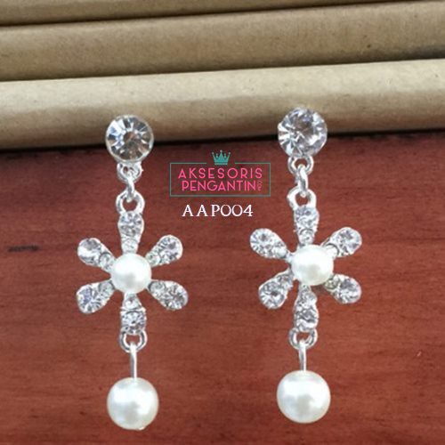 [STOK TERBATAS] ANTING ANTING WANITA AKSESORIS PENGANTIN HIASAN WEDDING AAP004