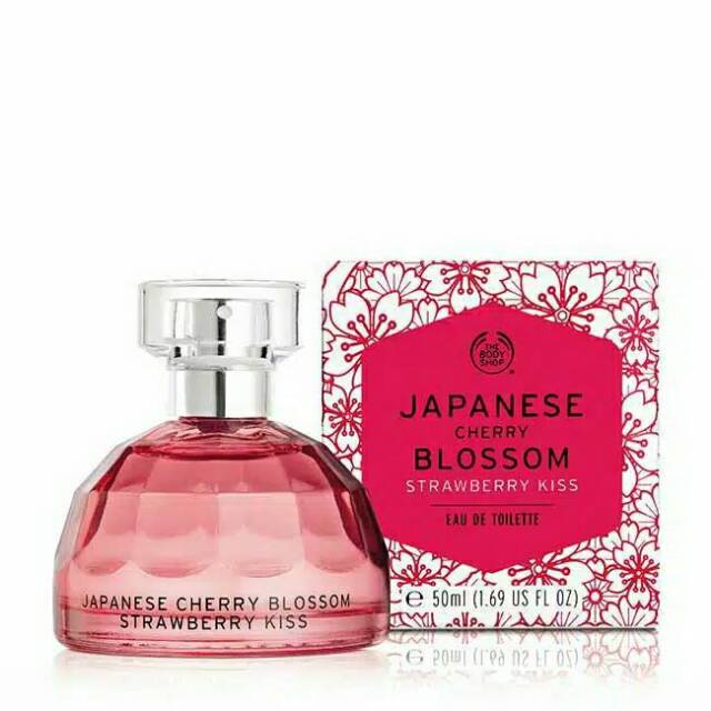 BODY SHOP JAPANESE CHERRY BLOSSOM STRAWBERRY KISS