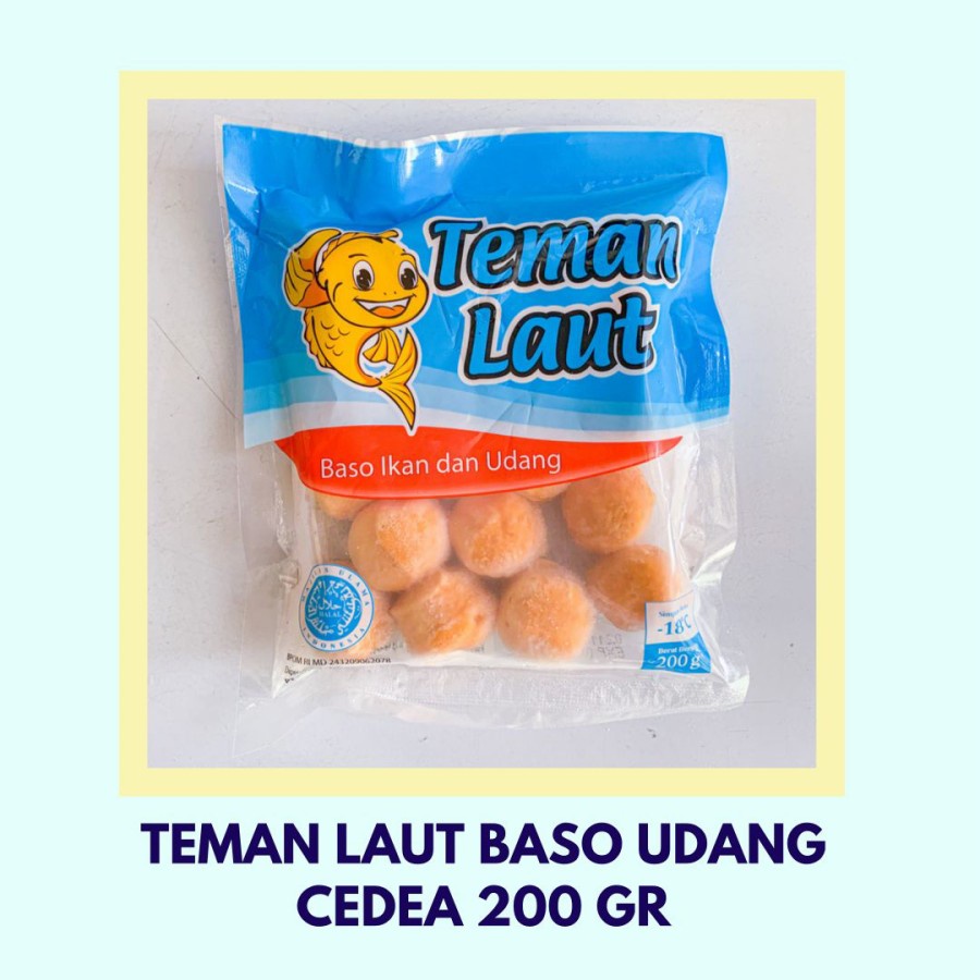 Teman Laut Baso Udang 200 gr Produk Cedea