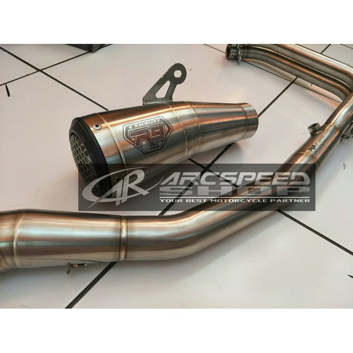 Knalpot R9 GP SS Series Ninja 250FI / Z250 2017 Fullsystem