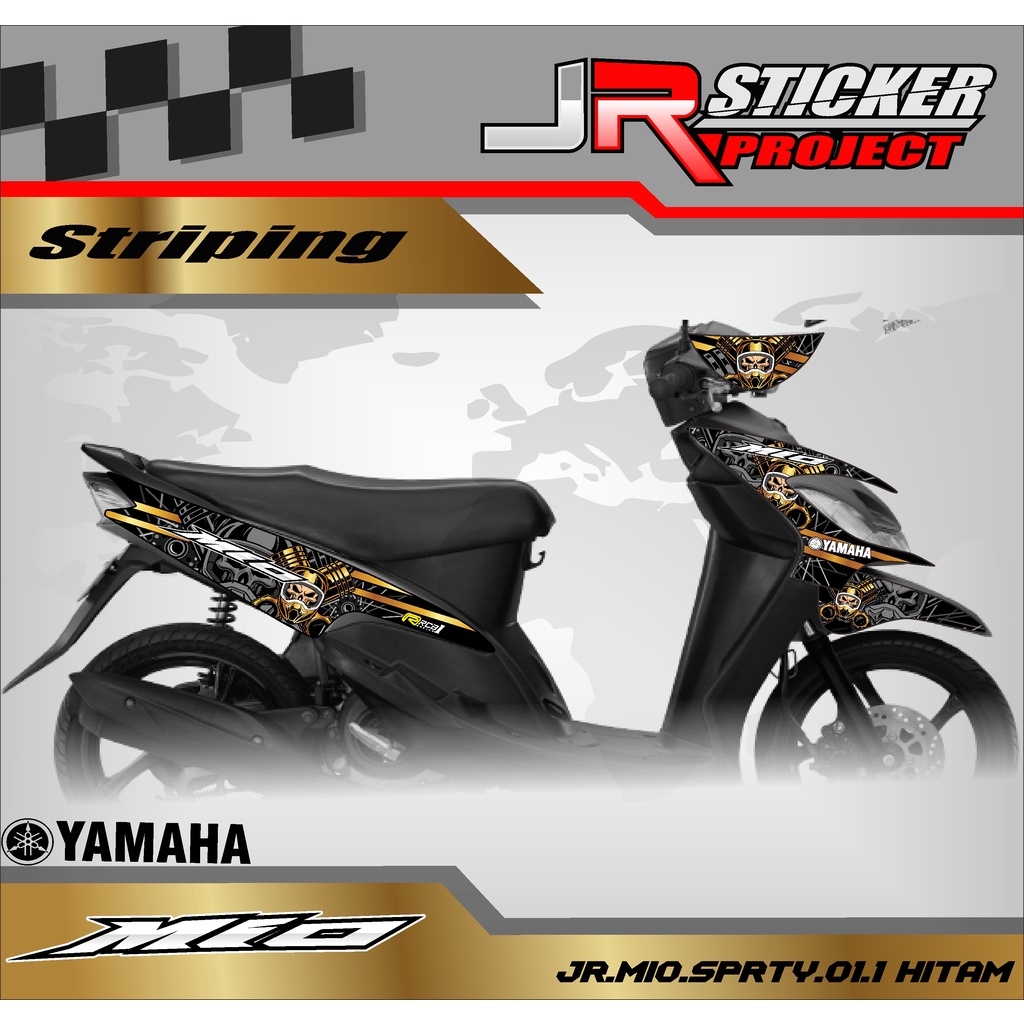 Sticker Striping Variasi MIO SPORTY - Striping Motor MIO SPORTY