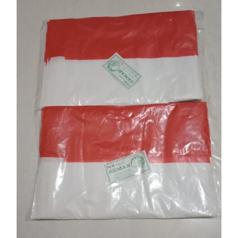 Bendera Plastik Merah Putih Semar