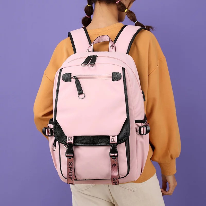 TAS RANSEL-KPOP- JIHAN - Tas Ransel Backpack Stylish Wanita-TAS SEKOLAH